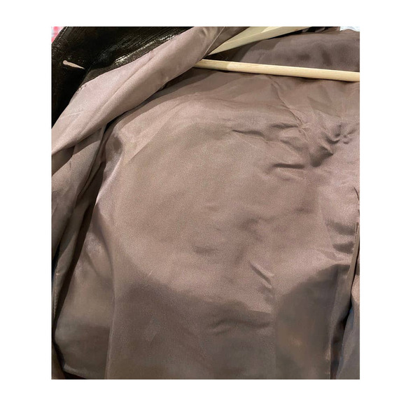 BRUNO FURS - Vintage long brown soft leather lined coat - Picture 7 of 8